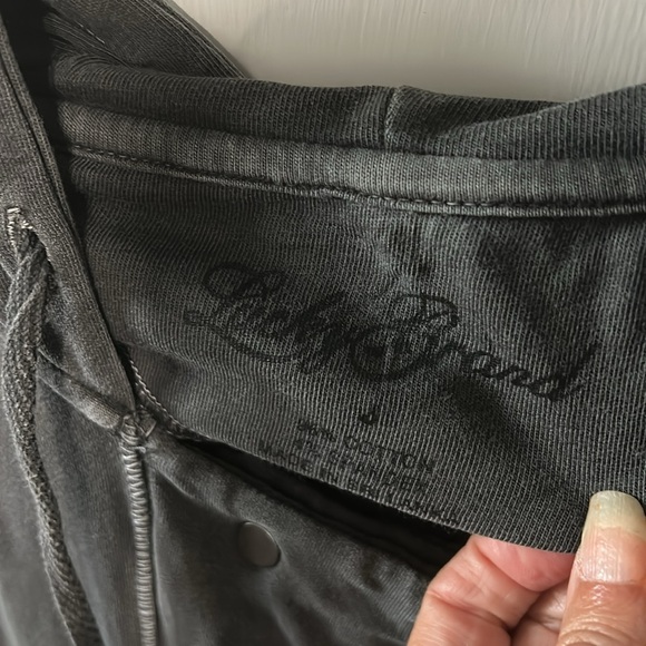 Lucky Brand Gray Hooded Sweatshirt Jacket- Size S- Great Condition - Picture 2 of 11